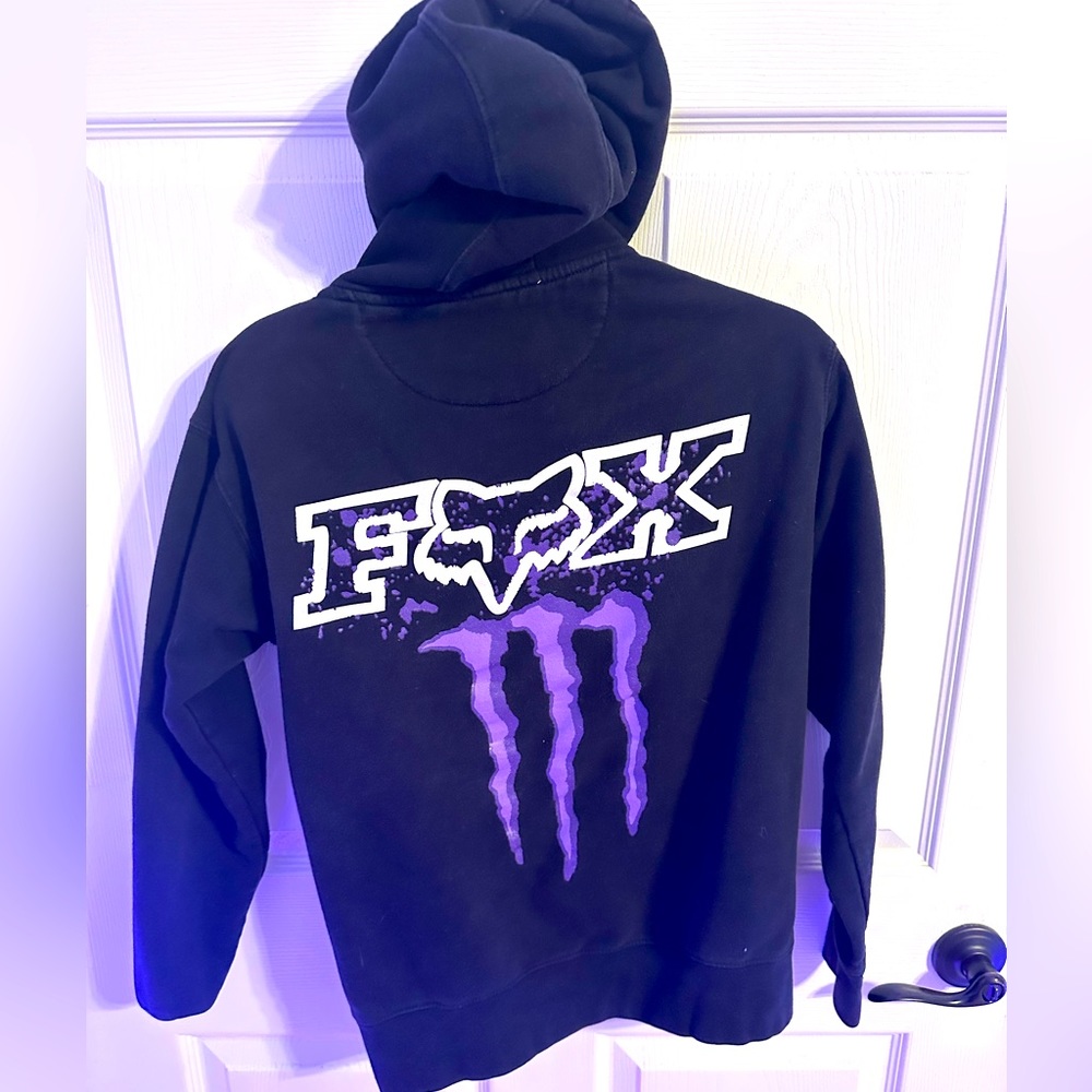 Rare, purple, monster energy hoodie